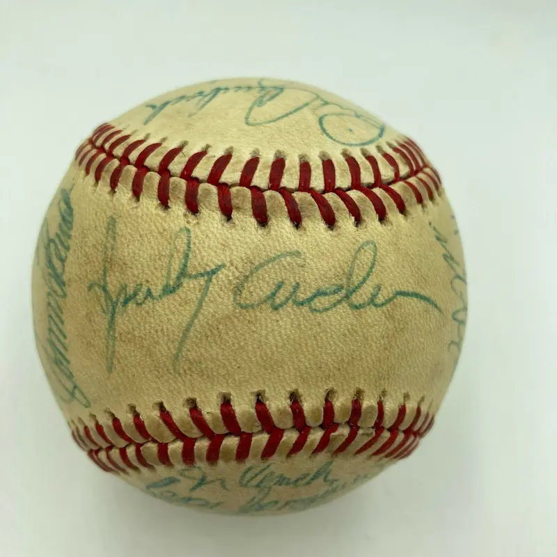 1978 Cincinnati Reds Team Signed Official American League Baseball PSA DNA COA