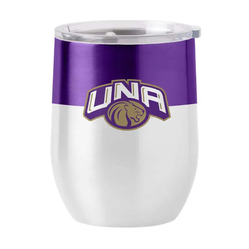 North Alabama 16oz Colorblock Stainless Curved Beverage