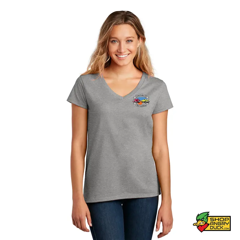 UPOC Illustrated Ladies V-Neck T-shirt