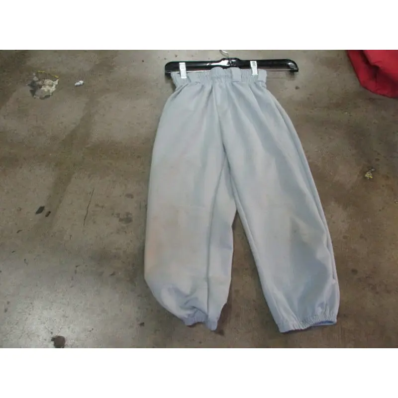 Used Wilson Grey Baseball Pants Size Youth Medium (has stains)