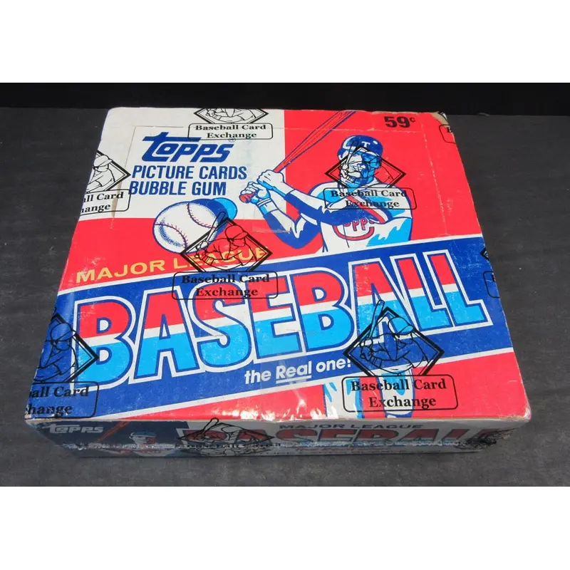 1985 Topps Baseball Unopened Cello Box