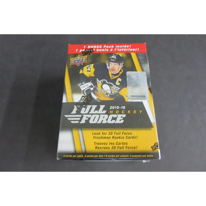 2015/16 Upper Deck Full Force Hockey Blaster Box (8/5)