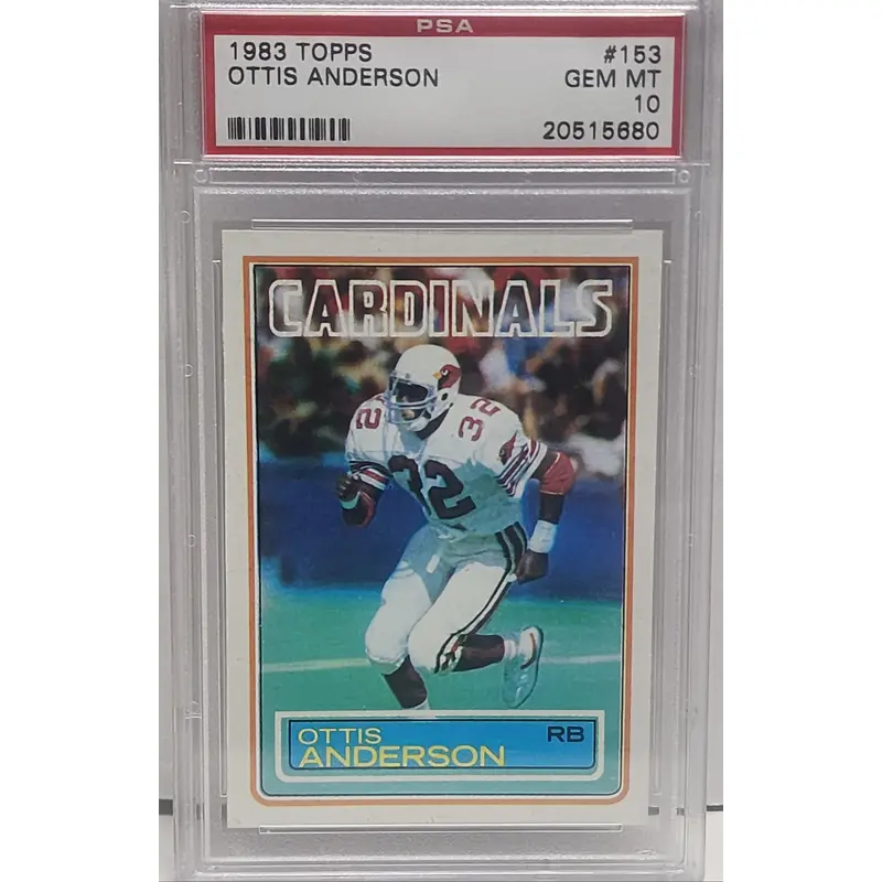 Ottis Anderson 1983 Topps #153 PSA 10 Gem Mint