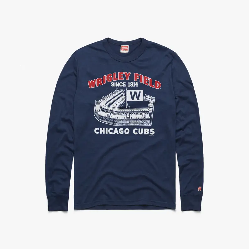 Wrigley Field Chicago Cubs Long Sleeve Tee