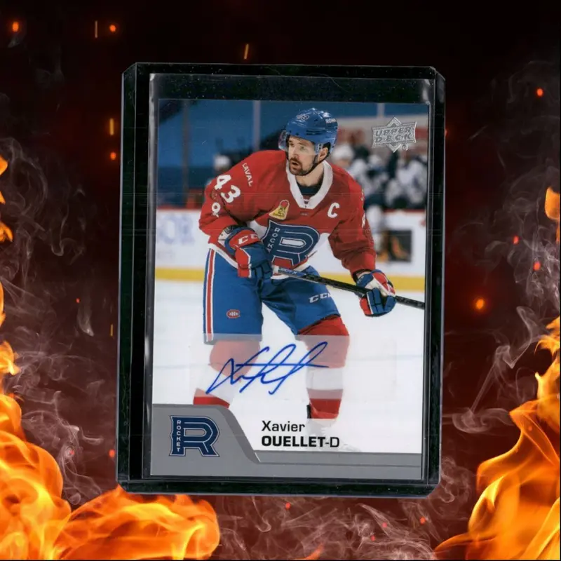 2020-21 Upper Deck AHL Xavier Oullet Auto #143