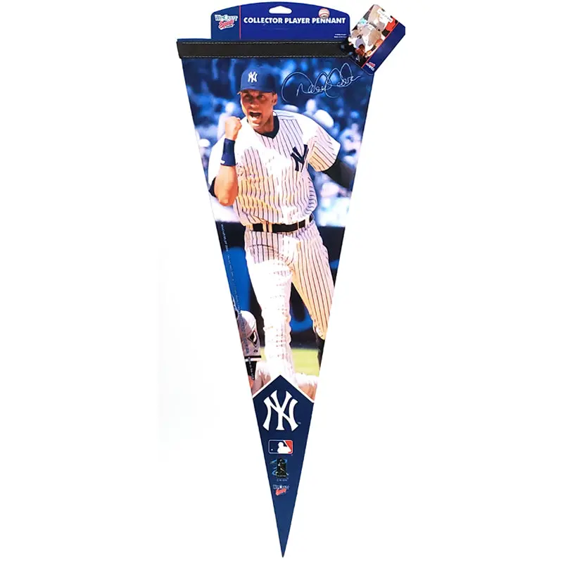 Derek Jeter "Signature" New York Yankees Premium Felt Pennant L.E. /2,008 - Wincraft