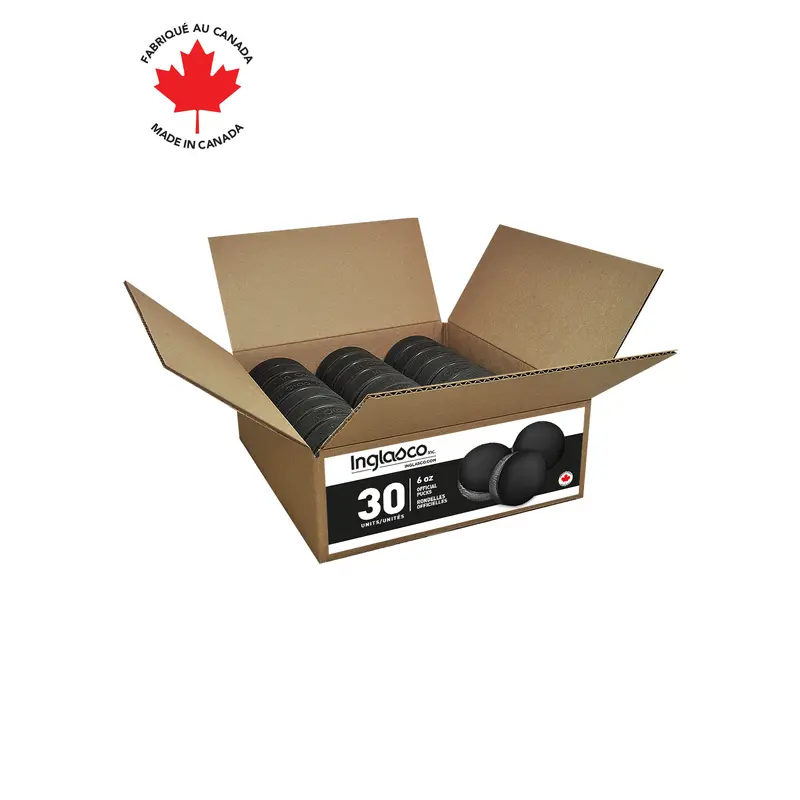 Box Of 30 Official Canadian Pro 6oz Hockey Pucks
