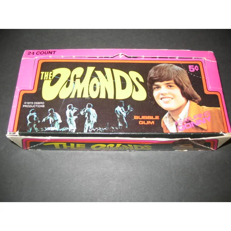 1973 Donruss The Osmonds Unopened Wax Box (Authenticate)