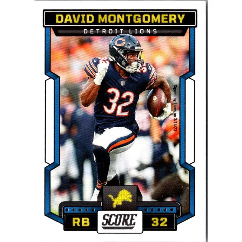 2023 Score David Montgomery #100