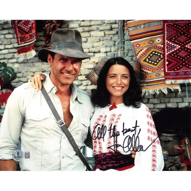Karen Allen Indiana Jones "All The Best" Signed 8x10 Horizontal Photo BAS 2
