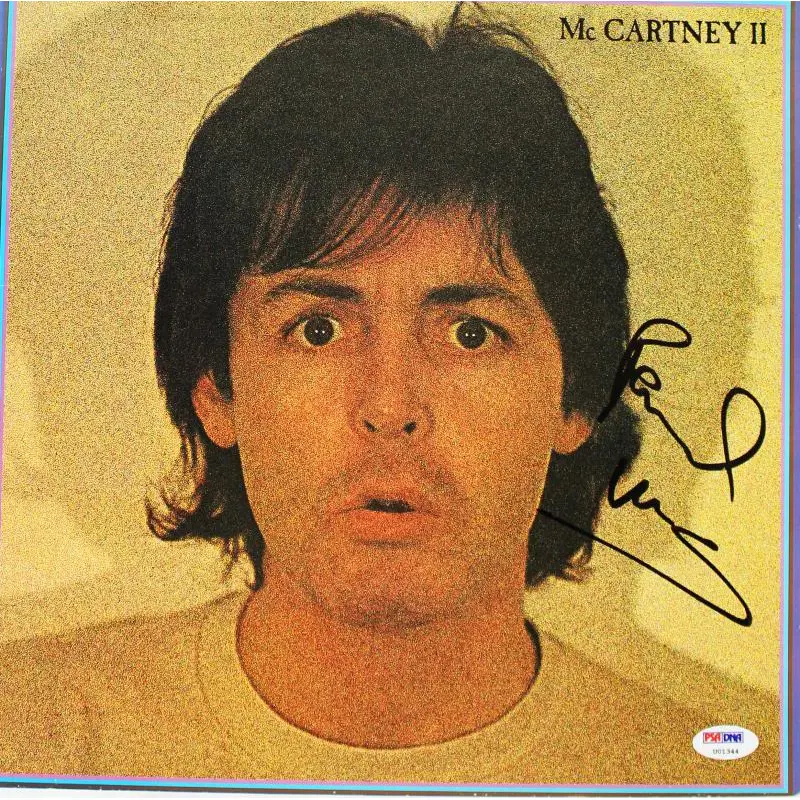 Paul Mccartney The Beatles Signed Album Cover Auto Graded 10! PSA/DNA #U01344