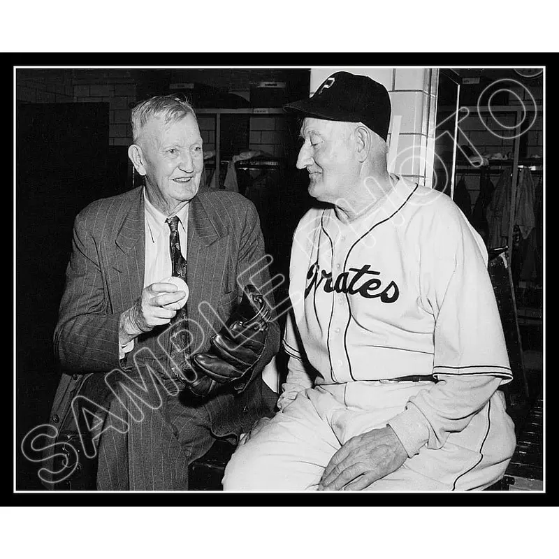 Cy Young Honus Wagner 8X10 Photo - 1950 Pirates  - 2094