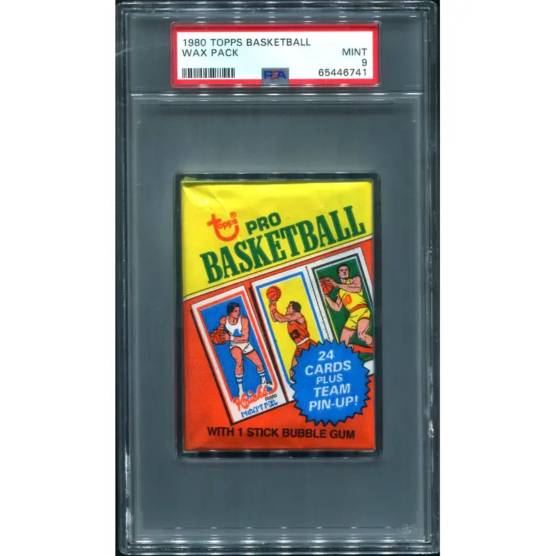 1980 1980/81 Topps Basketball Unopened Wax Pack PSA 9 *6741