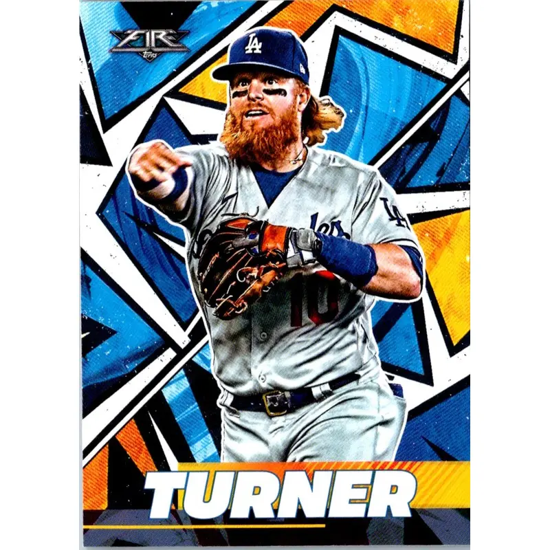2021 Topps Fire Justin Turner #111