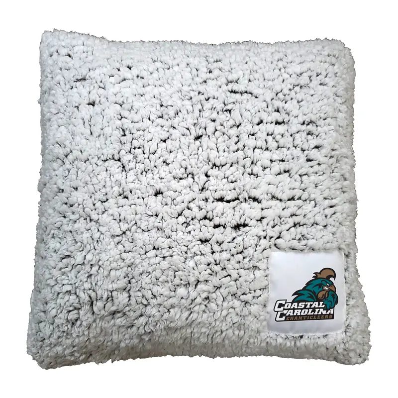 Coastal Carolina Campus Colors Frosty Throw Pillow