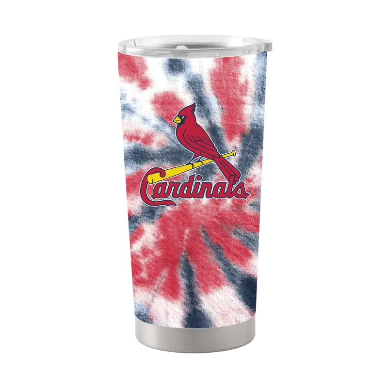 St Louis Cardinals 20oz Tie Dye Stainless Steel Tumbler