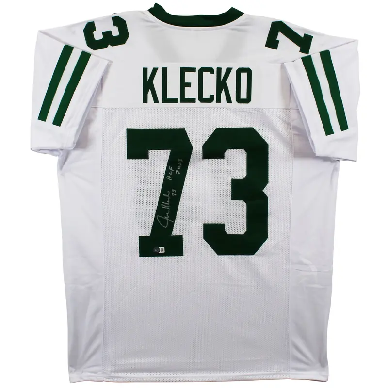 Joe Klecko "HOF 2023" Authentic Signed White Pro Style Jersey BAS Witnessed