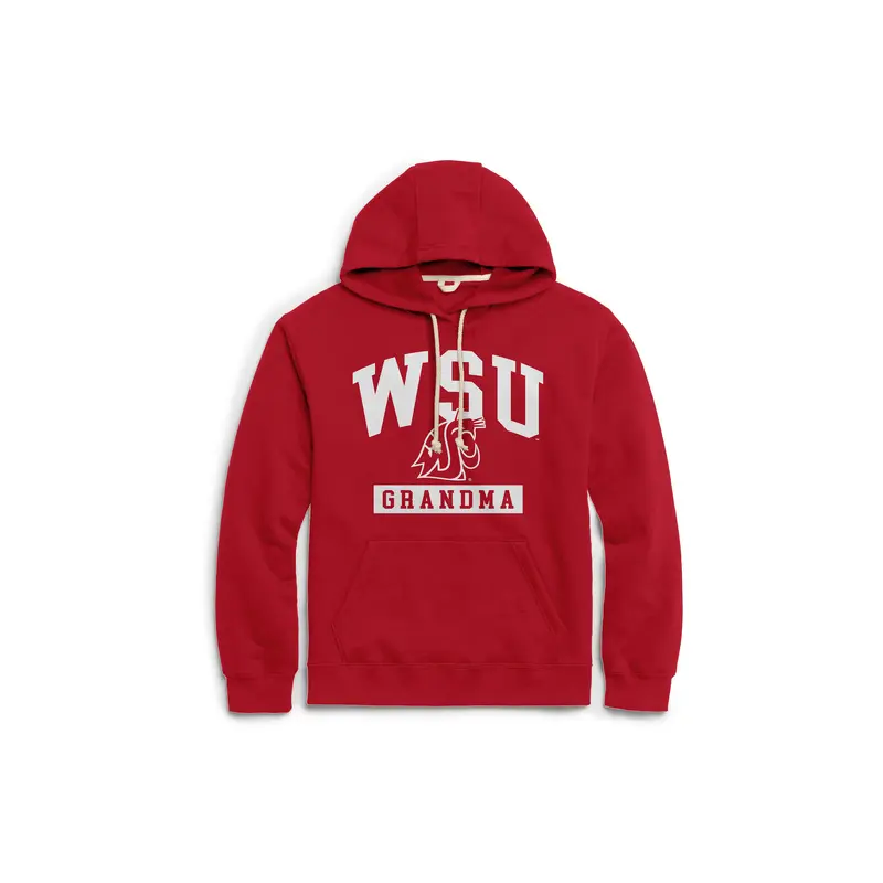 League WSU GRANDMA Crimson Hoodie