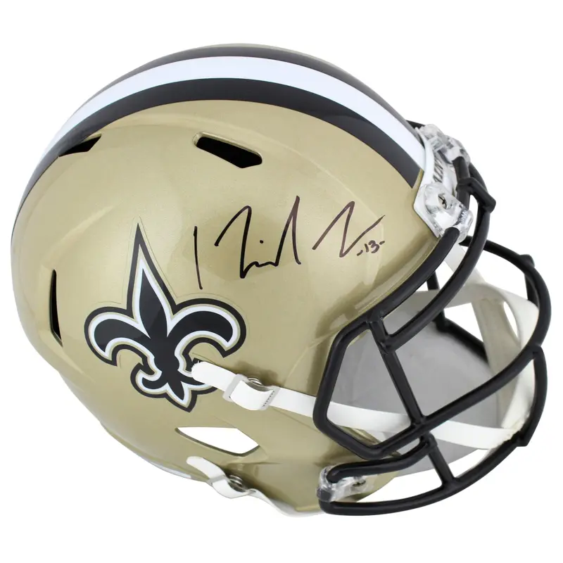 Saints Michael Thomas Authentic Signed Full Size Speed Rep Helmet JSA Witness