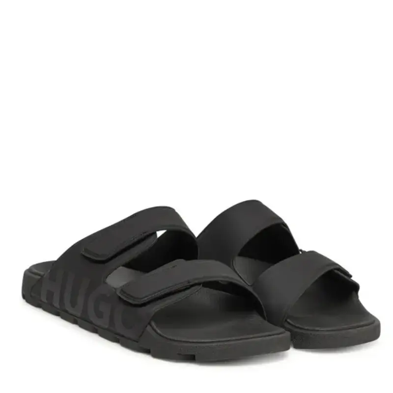 HUGO BOSS SLIDES BLACK EVANDER SAND LG 50542042002