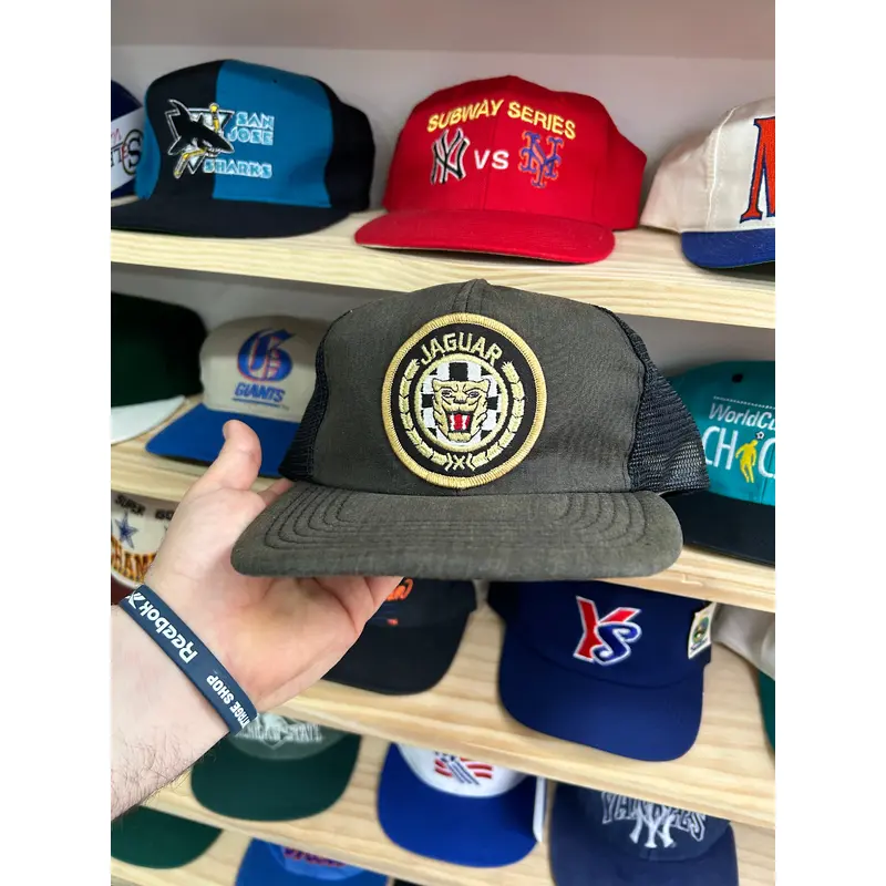 Vintage 90s Jaguar Mesh / Foam Trucker SnapBack