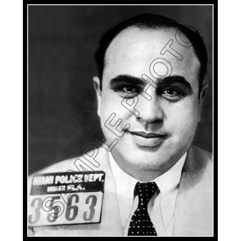 Al Capone Mugshot 8X10 Photo - 2649