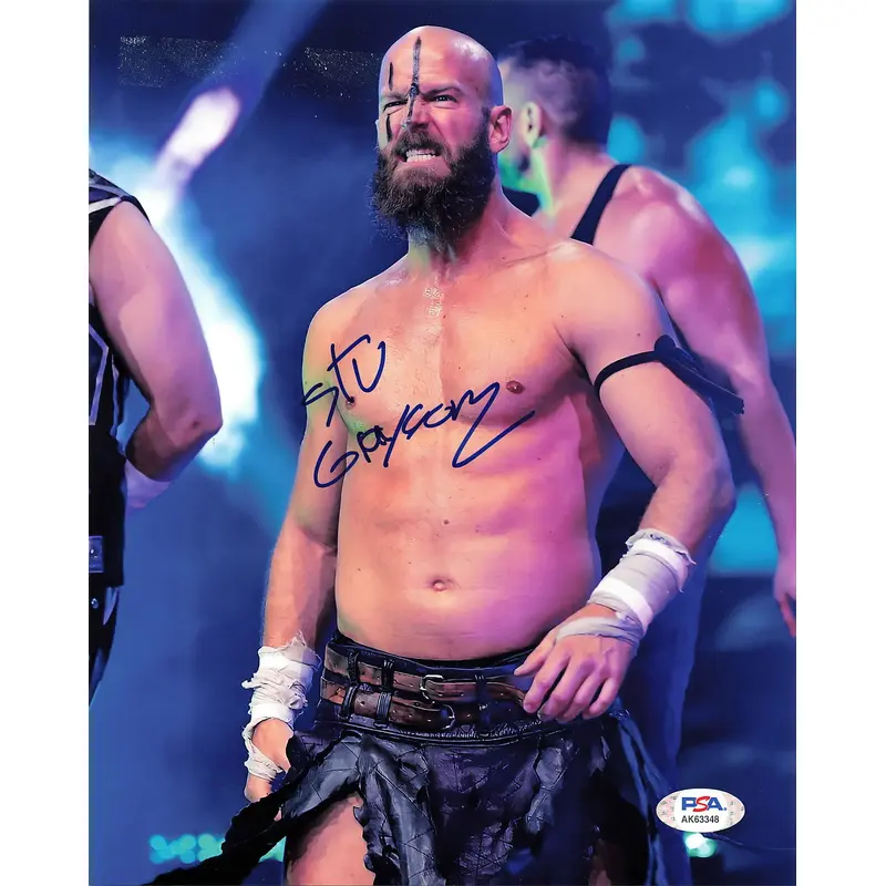 STU GRAYSON signed 8x10 photo PSA/DNA AEW Autographed Wrestling