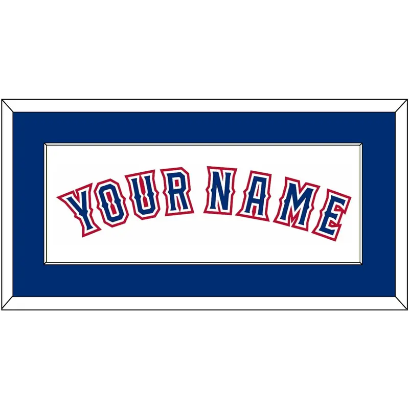 Texas Name - Home White (2016-2019) - Single Mat 1