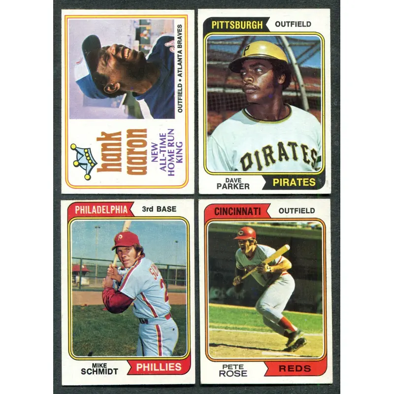 1974 Topps Baseball Complete Set EX (660) (25-010)
