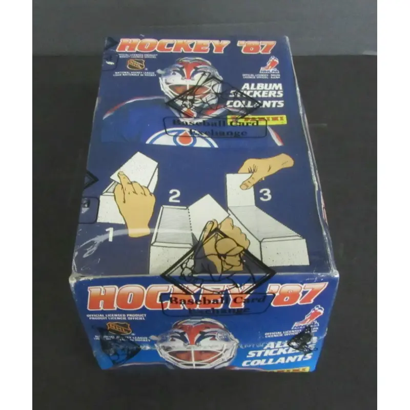 1987 Panini Hockey Album Stickers Unopened Box