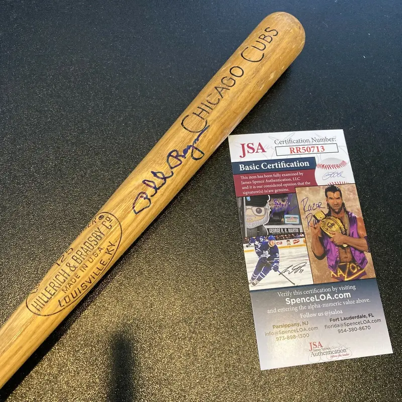 Phil Regan Signed Louisville Slugger Mini Baseball Bat Chicago Cubs JSA
