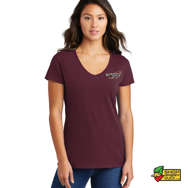 Running Wild Motorsports Ladies V-Neck T-Shirt