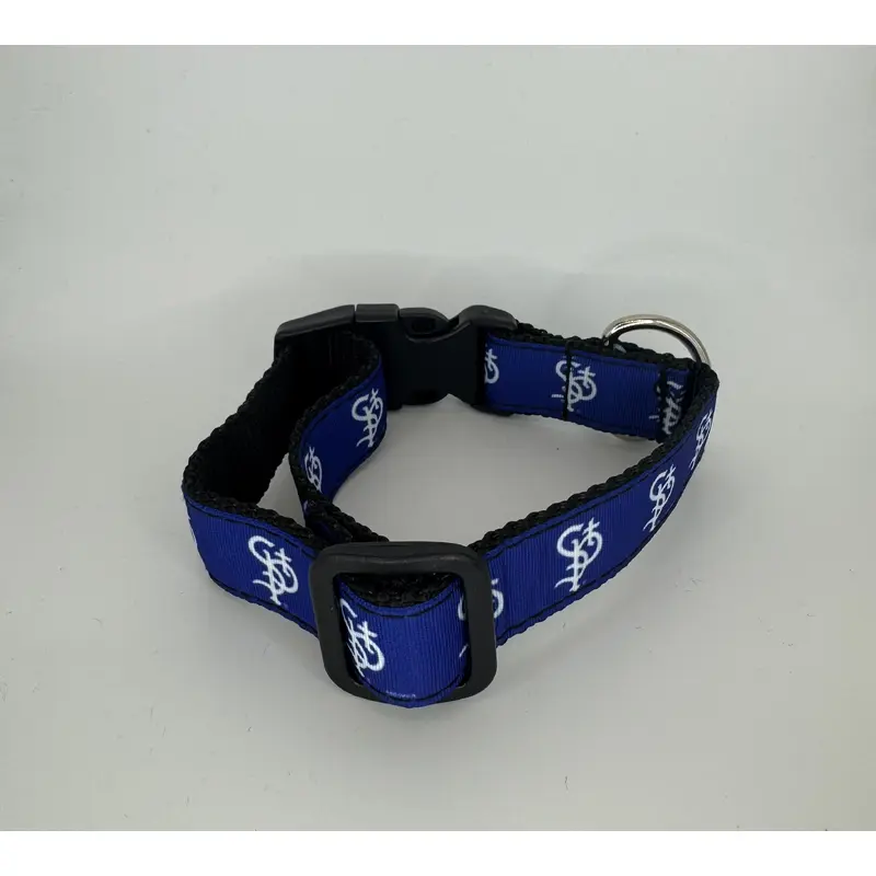 Saints 1" Ribbon Logo Dog Collar