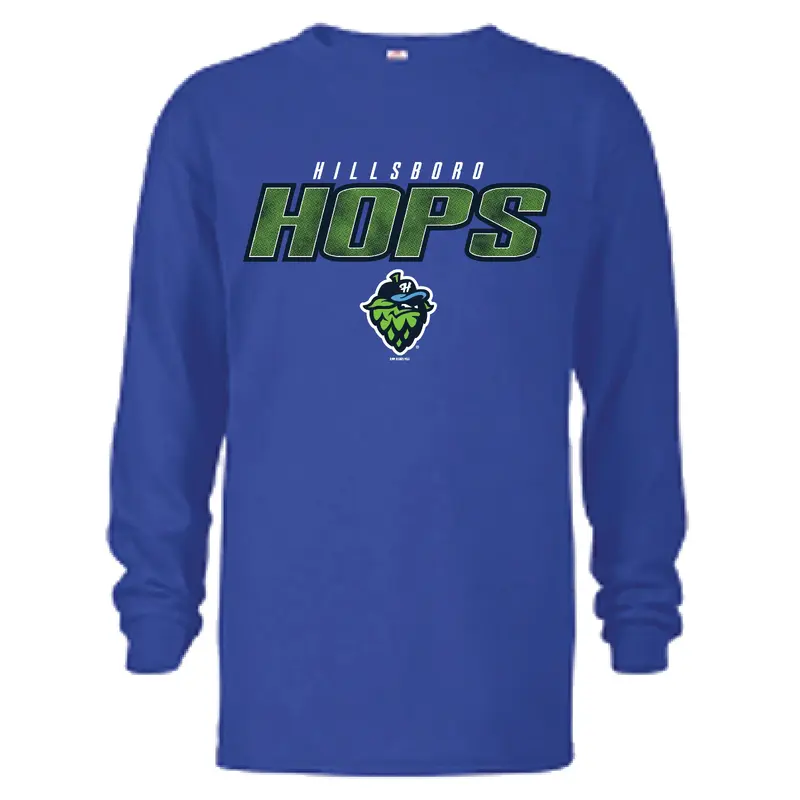 Bimm Ridder Youth Zak Long Sleeve, Hillsboro Hops