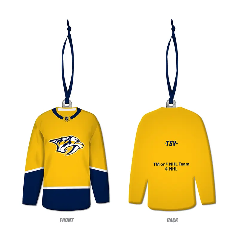 NHL Nashville Predators Jersey Ornament
