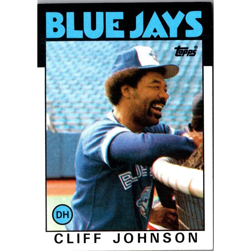 1986 Topps Cliff Johnson #348