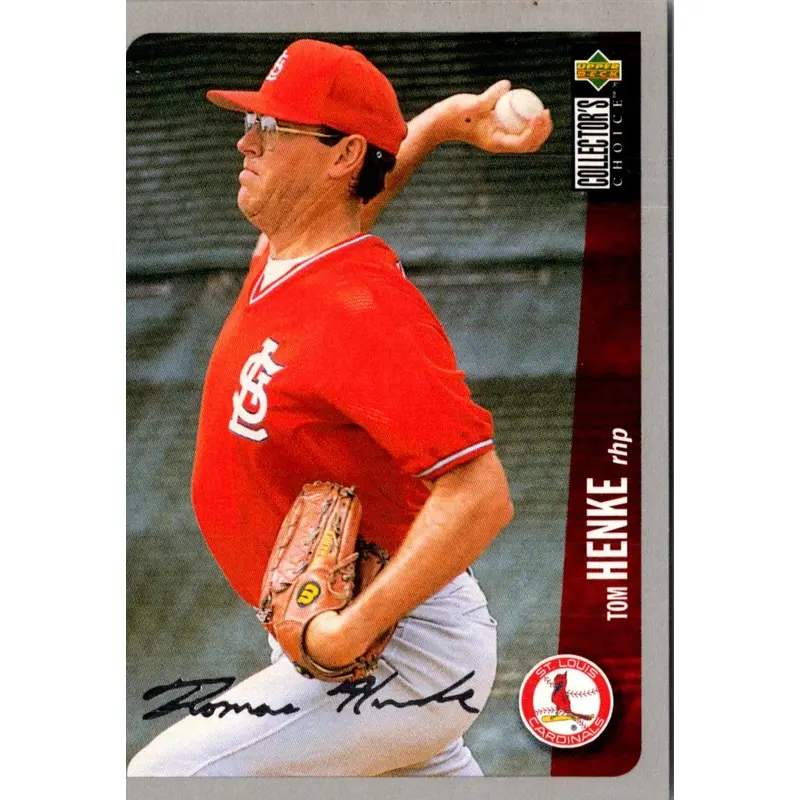 1996 Collector's Choice Signature Tom Henke #285