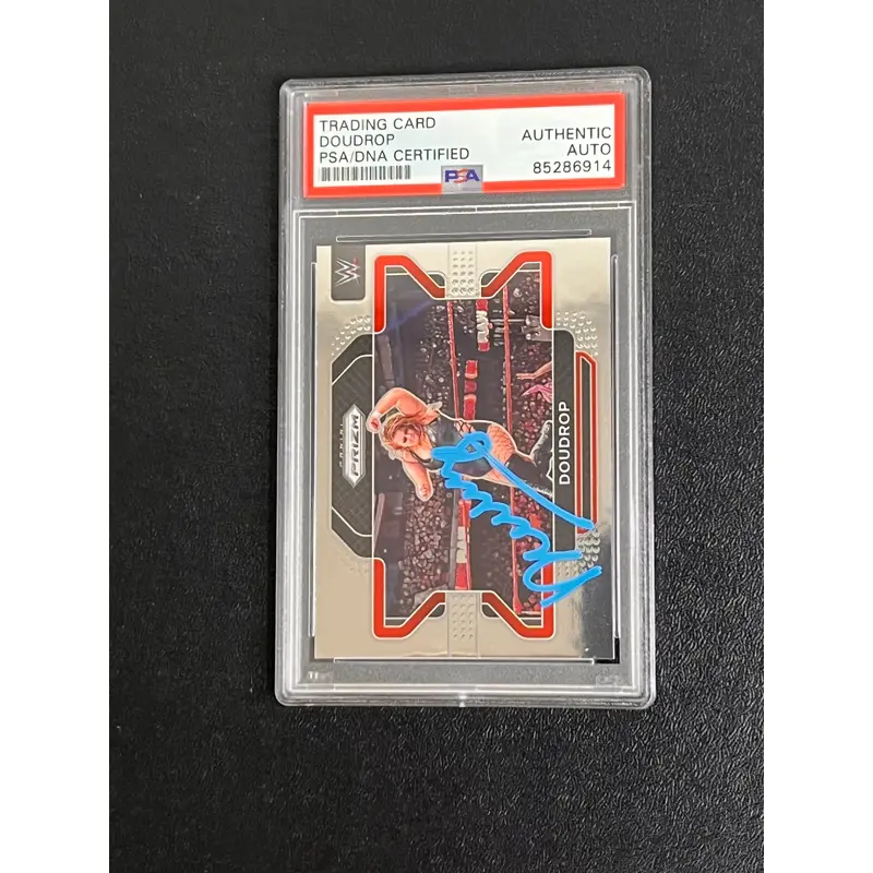2022 Panini Prizm RAW #41 Doudrop Signed Card AUTO PSA/DNA Slabbed WWE