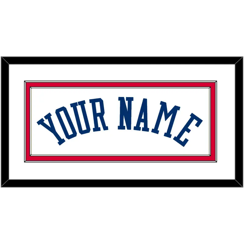 Philadelphia Name - Home White (1978-1991) - Double Mat 1