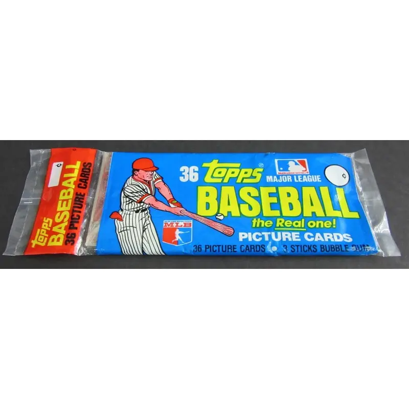 1981 Topps Baseball Unopened Grocery Rack Pack