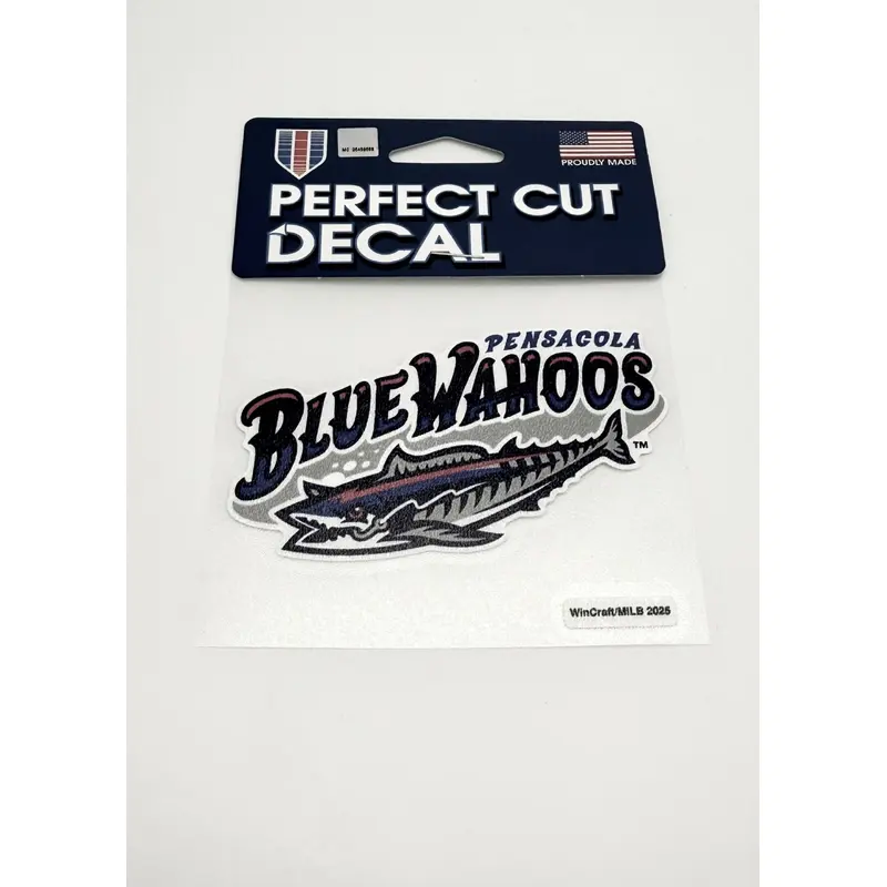 Pensacola Blue Wahoos Perfect Cut Decal