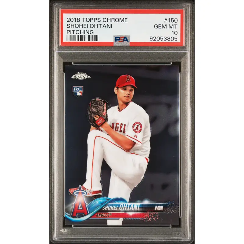 Shohei Ohtani 2018 Topps Chrome #150 PSA 10 Gem Mint 3805