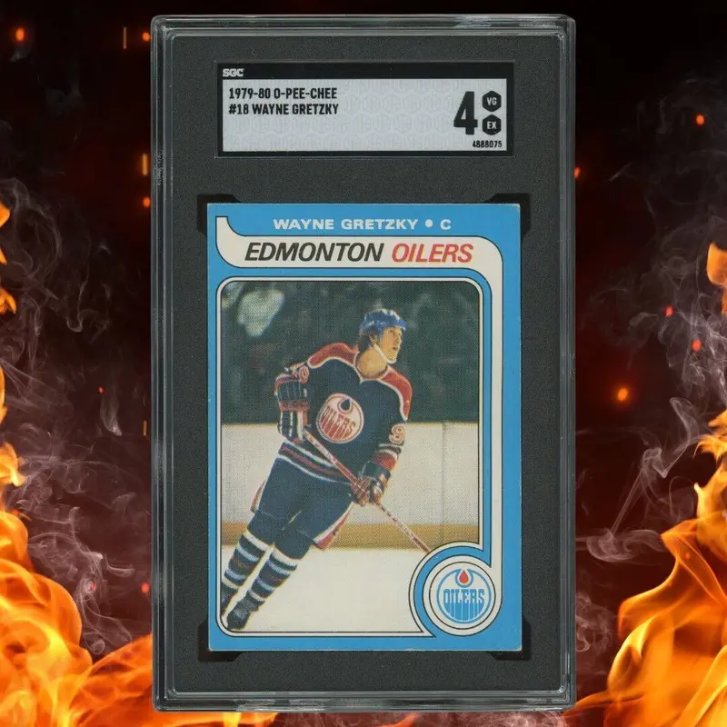 1979-80 O-Pee-Chee WAYNE GRETZKY Rookie SGC 4 #18 VG-EX