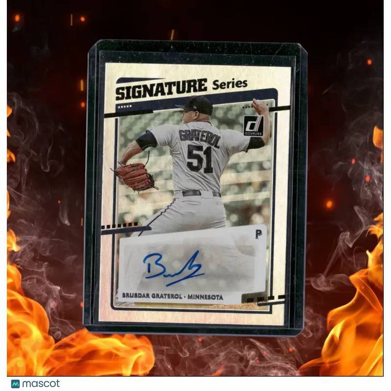 2020 Panini Donruss Brusdar Graterol Signature Series Auto #SS-BG