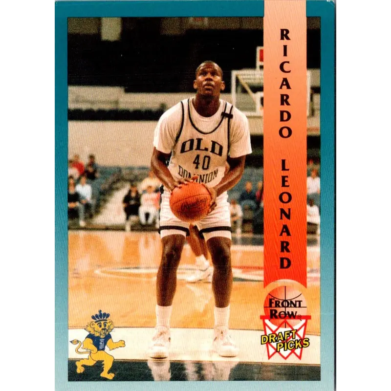 1992 Front Row Draft Picks Ricardo Leonard #39
