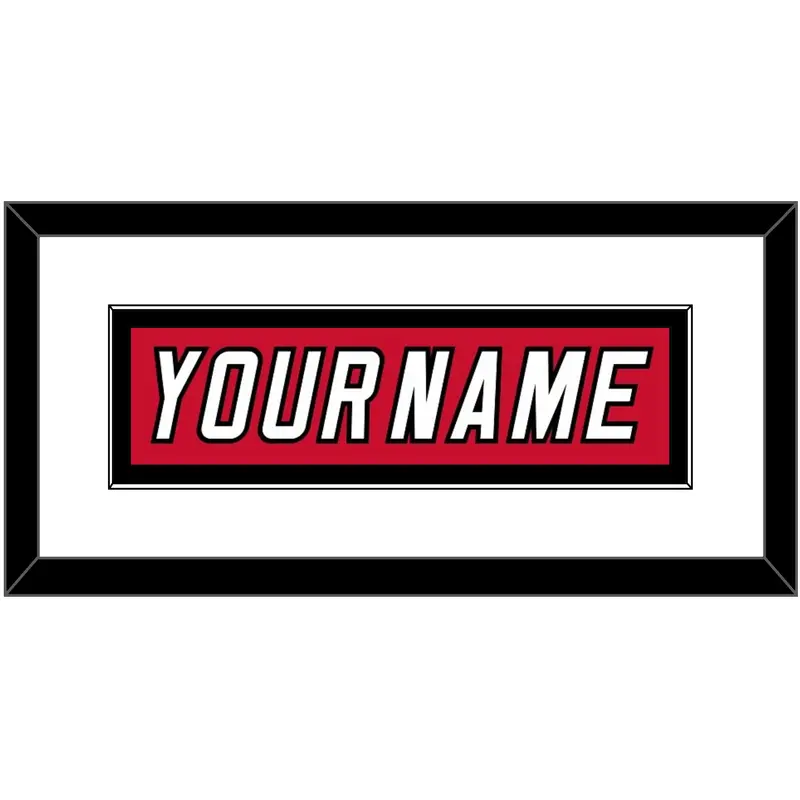Carolina Nameplate - Home Red (2007-2013) - Single Mat 1