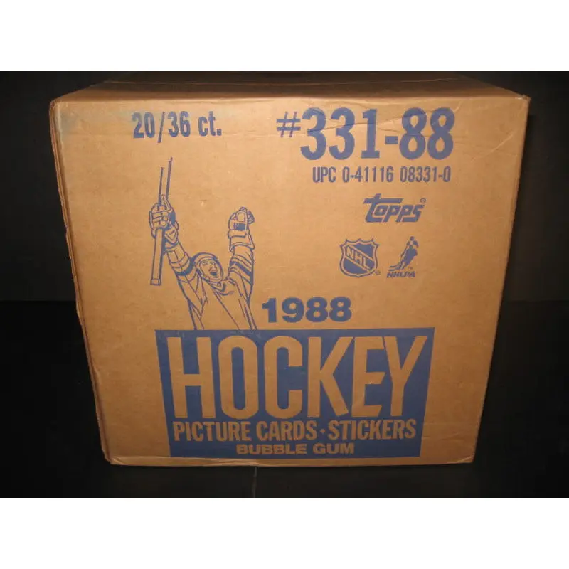 1988/89 Topps Hockey Unopened Wax Case (20 Box) (Authenticate)