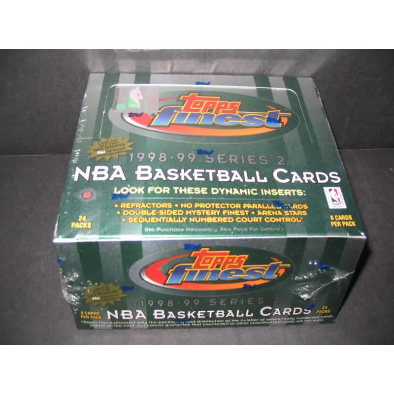 1998/99 Topps Finest Basketball Series 2 Box (Hobby)
