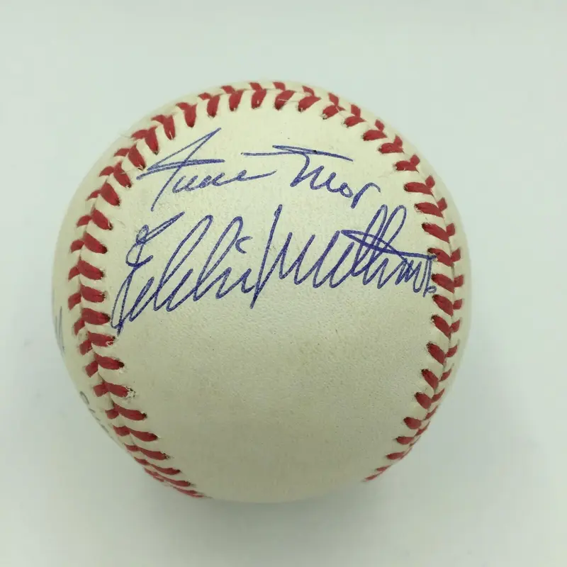 500 Home Run Club Signed Baseball Hank Aaron Willie Mays Ernie Banks PSA DNA
