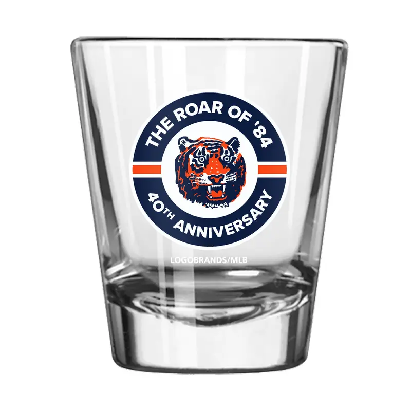 Detroit Tigers 2oz Roar of 84 Shot Glass